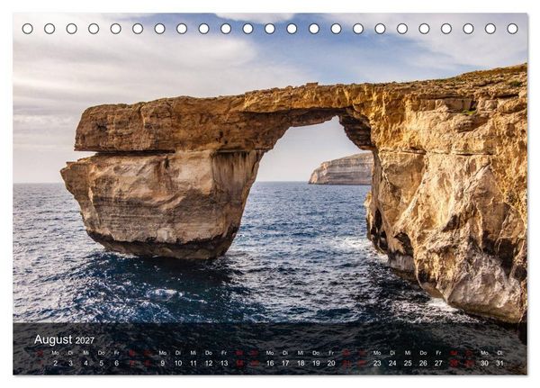 Produktbild: Malta entdecken Malta, Gozo, Comino (Tischkalender 2027 DIN A5 quer), CALVENDO Monatskalender