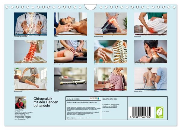Produktbild: Chiropraktik - mit den H&auml;nden behandeln (Wandkalender 2026 DIN A4 quer), CALVENDO Monatskalender