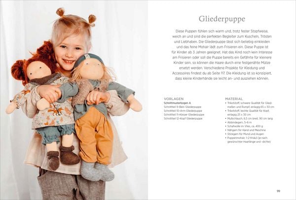 Produktbild: Handgemachte Puppen im Waldorf-Stil