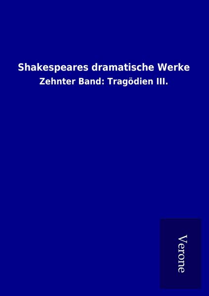 Produktbild: Shakespeares dramatische Werke