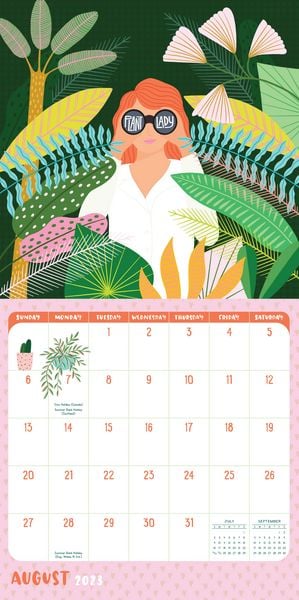 Produktbild: Plant Lady Wall Cal 2023