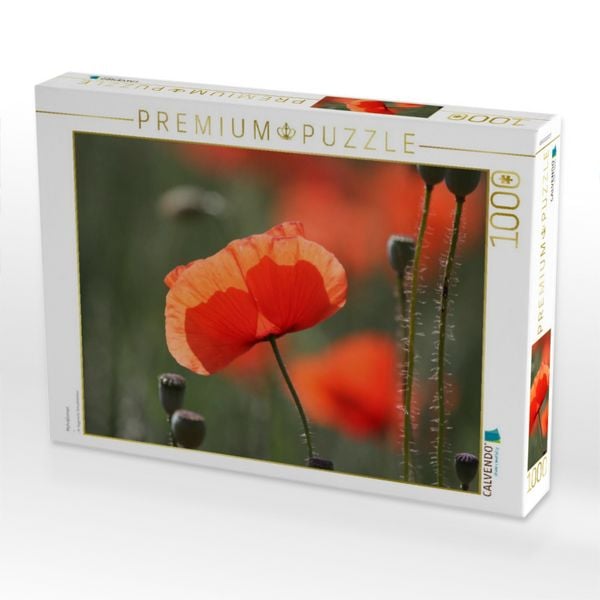 Produktbild: CALVENDO Puzzle Mohnblumen | 1000 Teile Lege-Gr&ouml;&szlig;e 64x48cm Foto-Puzzle f&uuml;r gl&uuml;ckliche Stunden