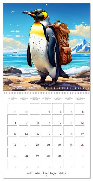 Produktbild: Cute pets discover the world (Wall Calendar 2026 12 &times; 12 Inch) CALVENDO 12 Month Wall Calendar