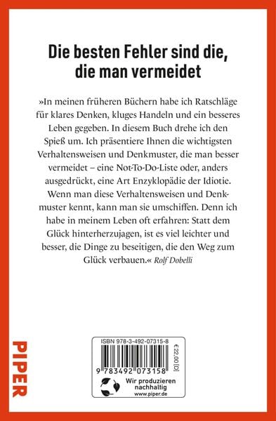 Produktbild: Die Not-To-Do-Liste