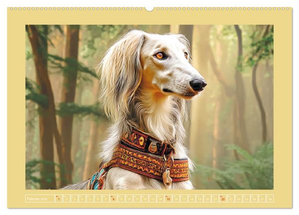 Produktbild: Windhunde. Seelenfl&uuml;sterer zwischen Anmut, Tempo und Stille (hochwertiger Premium Wandkalender 2026 DIN A2 quer), Kunstdruck in Hochglanz