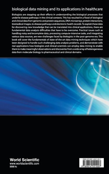 Produktbild: Biological Data Mining & Its Applications in Healthcare
