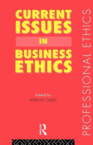 Produktbild: Current Issues in Business Ethics
