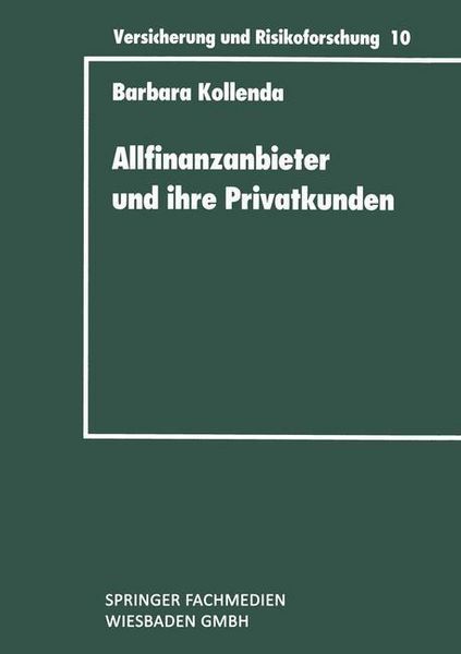 Produktbild: Allfinanzanbieter und ihre Privatkunden