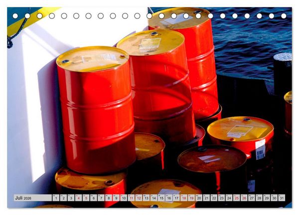 Produktbild: Maritimes. Hamburger Hafen, fotografiert von Ralf Kretschmer (Tischkalender 2026 DIN A5 quer), CALVENDO Monatskalender