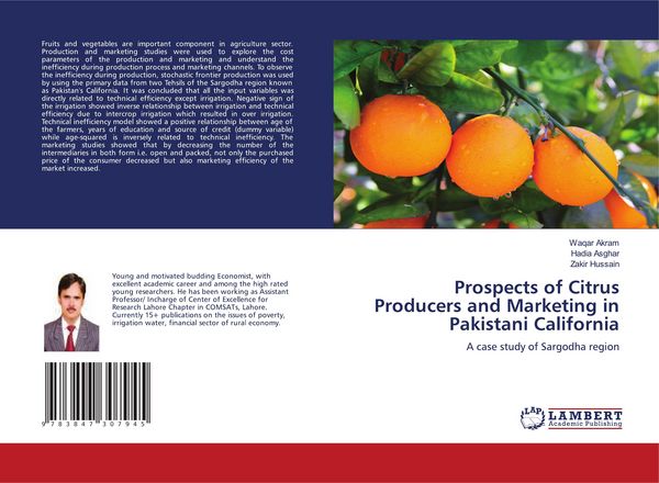 Produktbild: Prospects of Citrus Producers and Marketing in Pakistani California