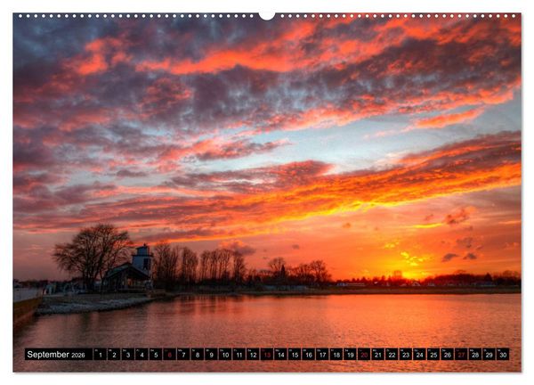 Produktbild: Vorpommern zwichen Tag und Nacht (hochwertiger Premium Wandkalender 2026 DIN A2 quer), Kunstdruck in Hochglanz