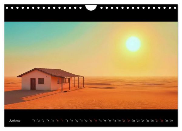 Produktbild: Puristische Landschaften (Wandkalender 2026 DIN A4 quer), CALVENDO Monatskalender