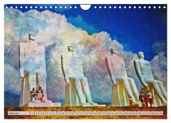 Produktbild: D&auml;nemark - Sch&ouml;nheiten J&uuml;tlands in feinen Aquarellfarben (Wandkalender 2027 DIN A4 quer), CALVENDO Monatskalender