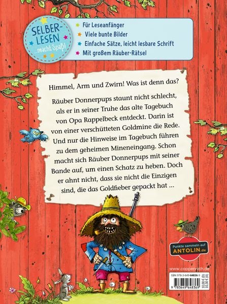 Produktbild: Der wilde R&auml;uber Donnerpups (Leseanf&auml;nger, Bd. 1)