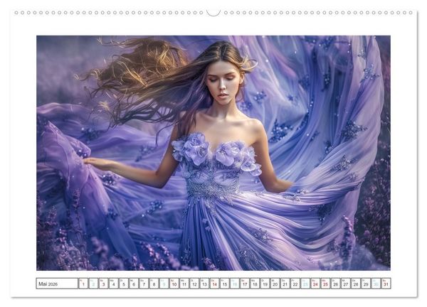 Produktbild: Zarte Verf&uuml;hrung (hochwertiger Premium Wandkalender 2026 DIN A2 quer), Kunstdruck in Hochglanz