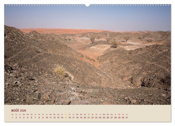 Produktbild: Entre pierres et sable (Calendrier mural 2026 DIN A2 vertical), CALVENDO calendrier mensuel