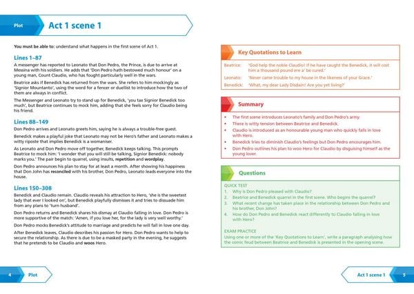 Produktbild: Much Ado About Nothing AQA GCSE 9-1 English Literature Text Guide