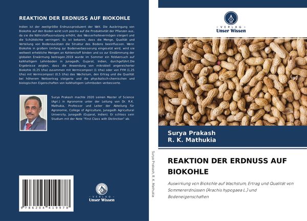 Produktbild: Reaktion der Erdnuss Auf Biokohle