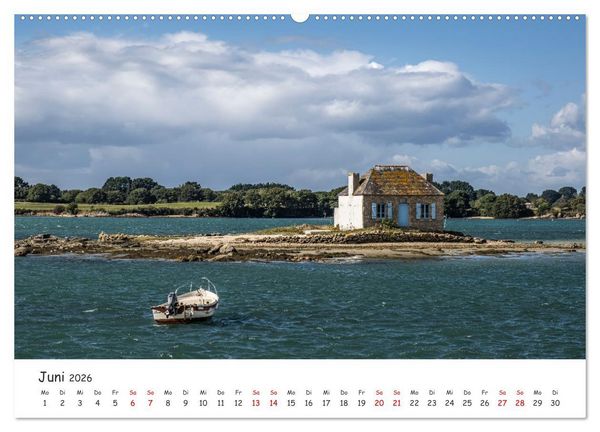 Produktbild: Unterwegs im Morbihan (Wandkalender 2026 DIN A2 quer), CALVENDO Monatskalender