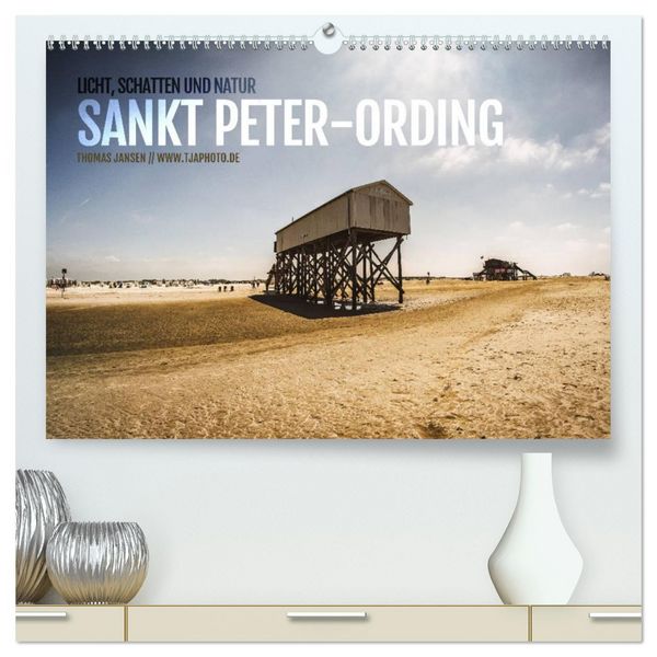 Produktbild: Sankt Peter-Ording. Licht, Schatten und Natur (hochwertiger Premium Wandkalender 2026 DIN A2 quer), Kunstdruck in Hochglanz