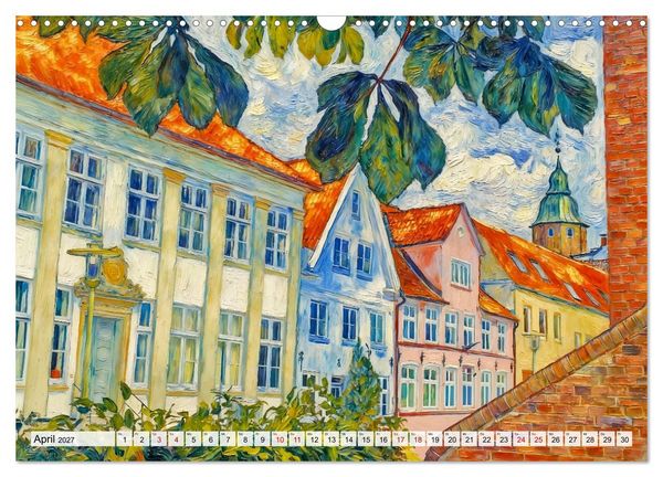 Produktbild: Nordische Impressionen - K&uuml;sten, St&auml;dte und Wasserwege (Wandkalender 2027 DIN A3 quer), CALVENDO Monatskalender