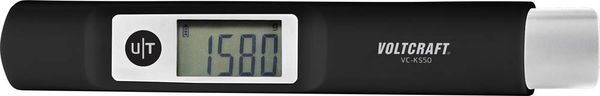 Produktbild: VOLTCRAFT VC-KS50 Kofferwaage VC-KS50 W&auml;gebereich (max.) 50 kg Ablesbarkeit 10 g dynamobetrieben Schwarz, Lichtgrau