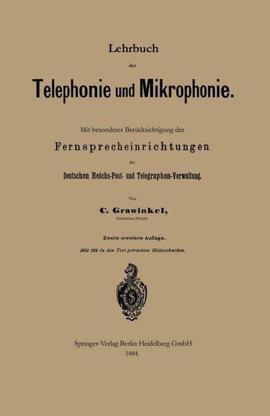 Produktbild: Lehrbuch der Telephonie und Mikrophonie