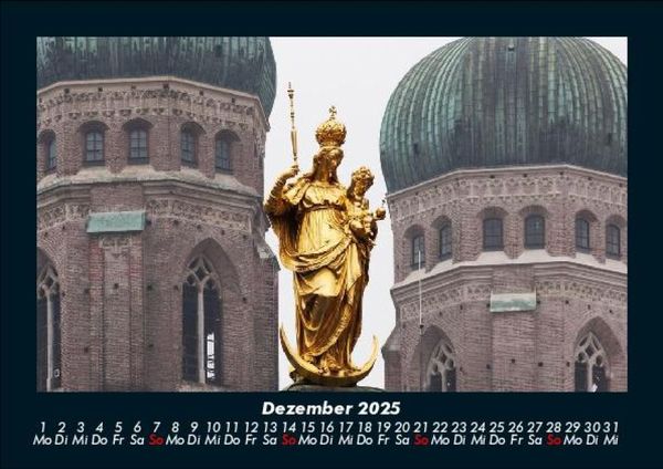 Produktbild: M&uuml;nchen 2025 Fotokalender DIN A5