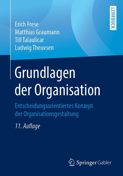 Produktbild: Grundlagen der Organisation