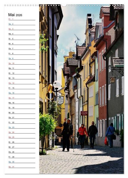 Produktbild: Lindau - Inselstadt am Bodensee (hochwertiger Premium Wandkalender 2026 DIN A2 hoch), Kunstdruck in Hochglanz