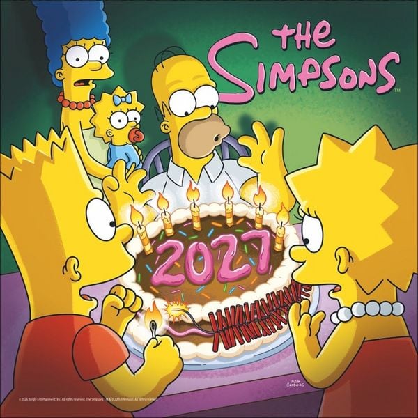 Produktbild: The Simpsons Broschurkalender 2027
