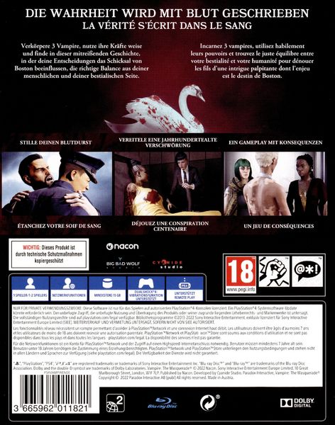 Produktbild: Vampire: The Masquerade - Swansong