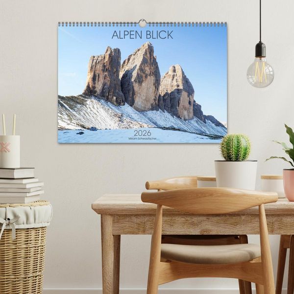 Produktbild: ALPEN BLICK (Wandkalender 2026 DIN A3 quer), CALVENDO Monatskalender