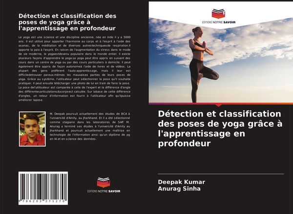 Produktbild: D&eacute;tection et classification des poses de yoga gr&acirc;ce &agrave; l'apprentissage en profondeur