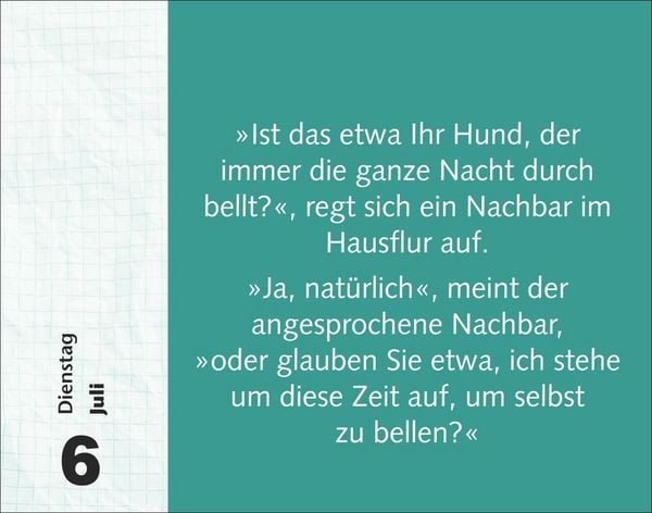 Produktbild: Witzirin Tagesabrei&szlig;kalender 2027 - Diese Packung enth&auml;lt: die lustigsten Witze f&uuml;r die t&auml;gliche Dosis Humor