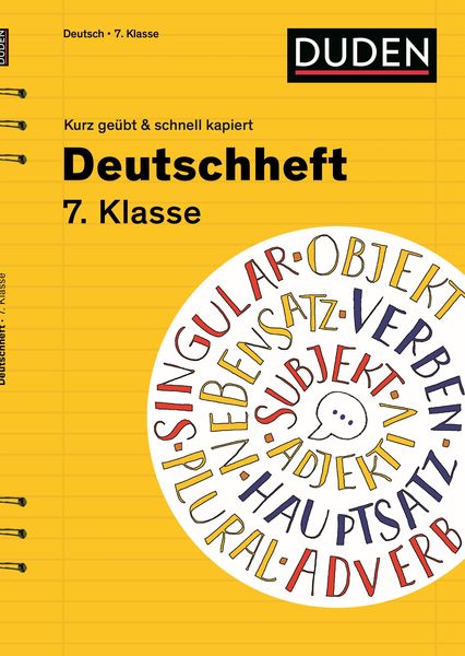 Brenner, G: Deutschheft 7. Klasse - kurz geübt & schnell kap