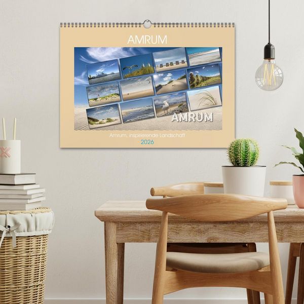 Produktbild: Amrum, inspirierende Landschaft (Wandkalender 2026 DIN A3 quer), CALVENDO Monatskalender