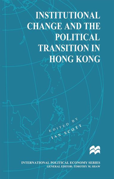 Produktbild: Institutional Change and the Political Transition in Hong Kong