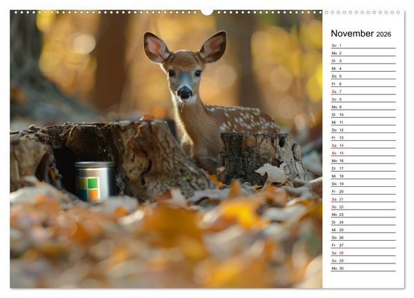 Produktbild: Der Geocaching Found it Kalender (Wandkalender 2026 DIN A2 quer), CALVENDO Monatskalender