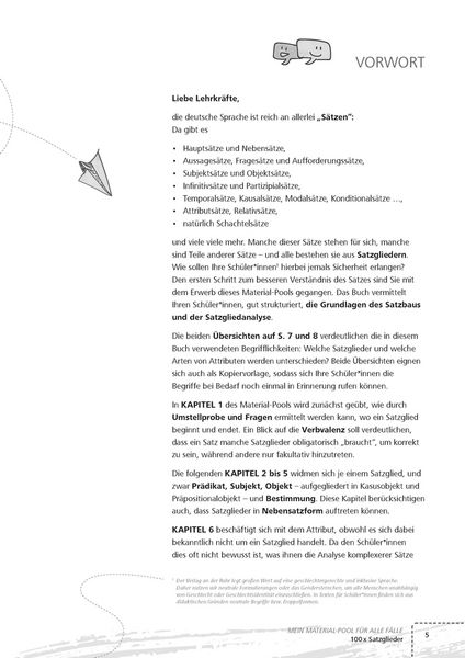 Produktbild: 100 x Satzglieder