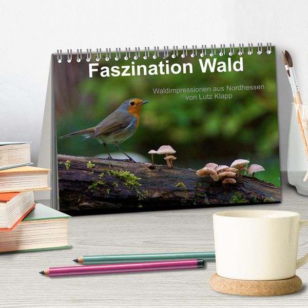 Produktbild: Faszination Wald. Waldimpressionen aus Nordhessen von Lutz Klapp (Tischkalender 2026 DIN A5 quer), CALVENDO Monatskalender