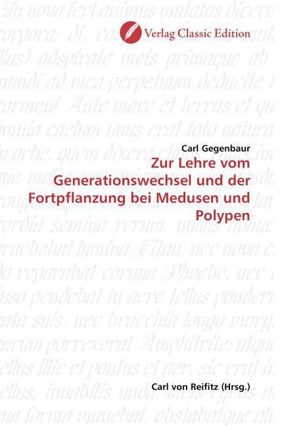 Produktbild: Gegenbaur, C: Zur Lehre vom Generationswechsel und der Fortp