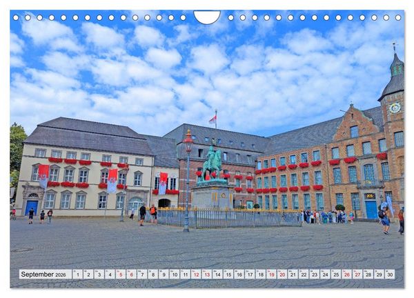Produktbild: D&uuml;sseldorf Vom Ufer bis zur Skyline (Wandkalender 2026 DIN A4 quer), CALVENDO Monatskalender
