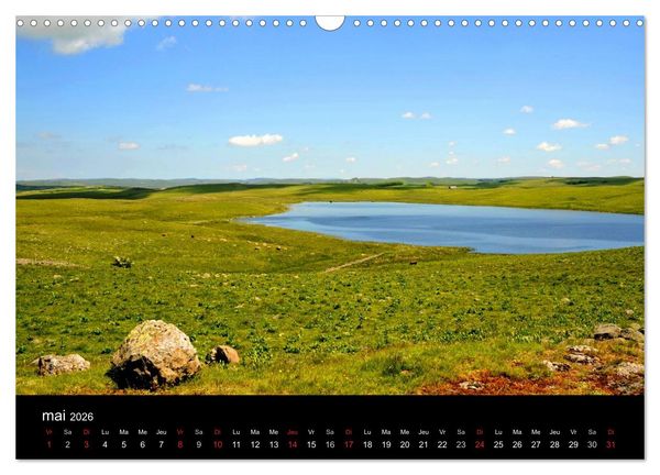 Produktbild: AUBRAC (Calendrier mural 2026 DIN A3 vertical), CALVENDO calendrier mensuel