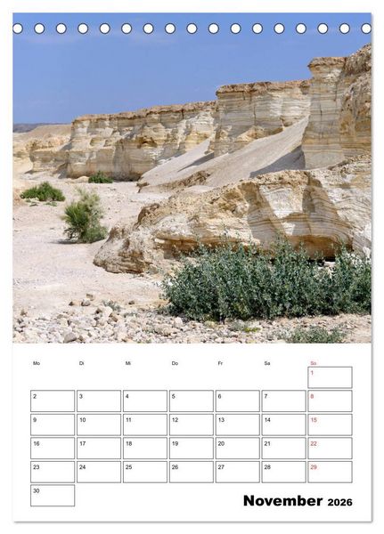 Produktbild: Israel - Der Monatsplaner 2026 (Tischkalender 2026 DIN A5 hoch), CALVENDO Monatskalender