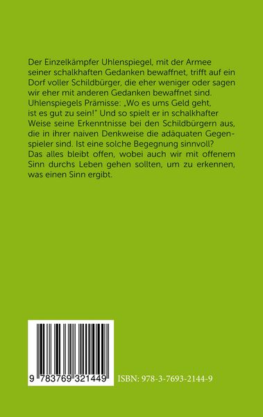 Produktbild: Uhlenspiegel bei den Schildb&uuml;rgern