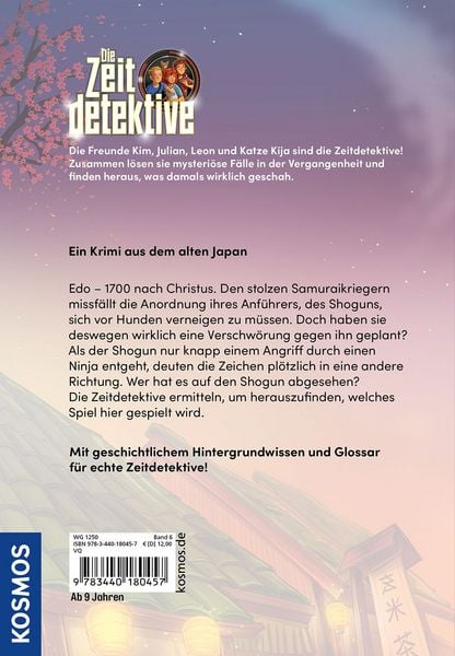 Produktbild: Die Zeitdetektive, 6, Die Rache des Ninjas