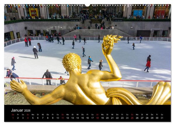 Produktbild: Herbst in New York (Wandkalender 2026 DIN A2 quer), CALVENDO Monatskalender