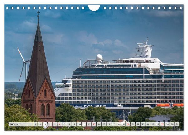 Produktbild: Ostsee Ahoi - Gro&szlig;e Schiffe, kleine Boote (Wandkalender 2027 DIN A4 quer), CALVENDO Monatskalender