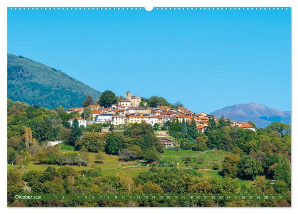 Produktbild: Wunderbares Tessin: Mediterranes Klima und italienisches Flair (Wandkalender 2026 DIN A2 quer), CALVENDO Monatskalender